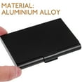 thumbnail image 3 of Miangastore Business Card Holder Box Desk Business Card Storage Box Portable Office Cards Box, 3 of 8
