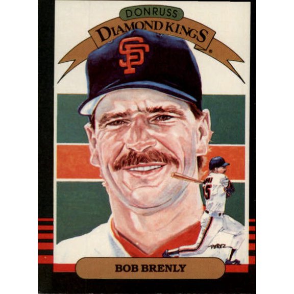 Collectible 1985 Leaf #26 Bob Brenly DK MLB Baseball Trading Card