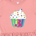 thumbnail image 4 of Inktastic 3rd Birthday Cupcake Girls Toddler Dress, 4 of 5