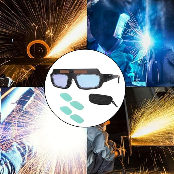 Gafas técnicas de soldadura, cascos de soldadura, protección ocular antideslumbrante, máscara de soldadura con atenuación automática, gafas de soldadu