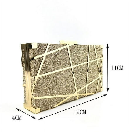 Girl Metallic Gold Envelope Clutch Bag Women S Metallic Gold Envelope Evening Clutches Wedding And Party Purse- Gold