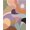 Pink, Pattern 5, variant on ODIKA 8'x10' Washable Area Rug Non-Shedding, Easy Care, Pastel Geometric Abstract Design Modern Art with Bold Shapes for King Size Bedroom Under Bed, Master Suite