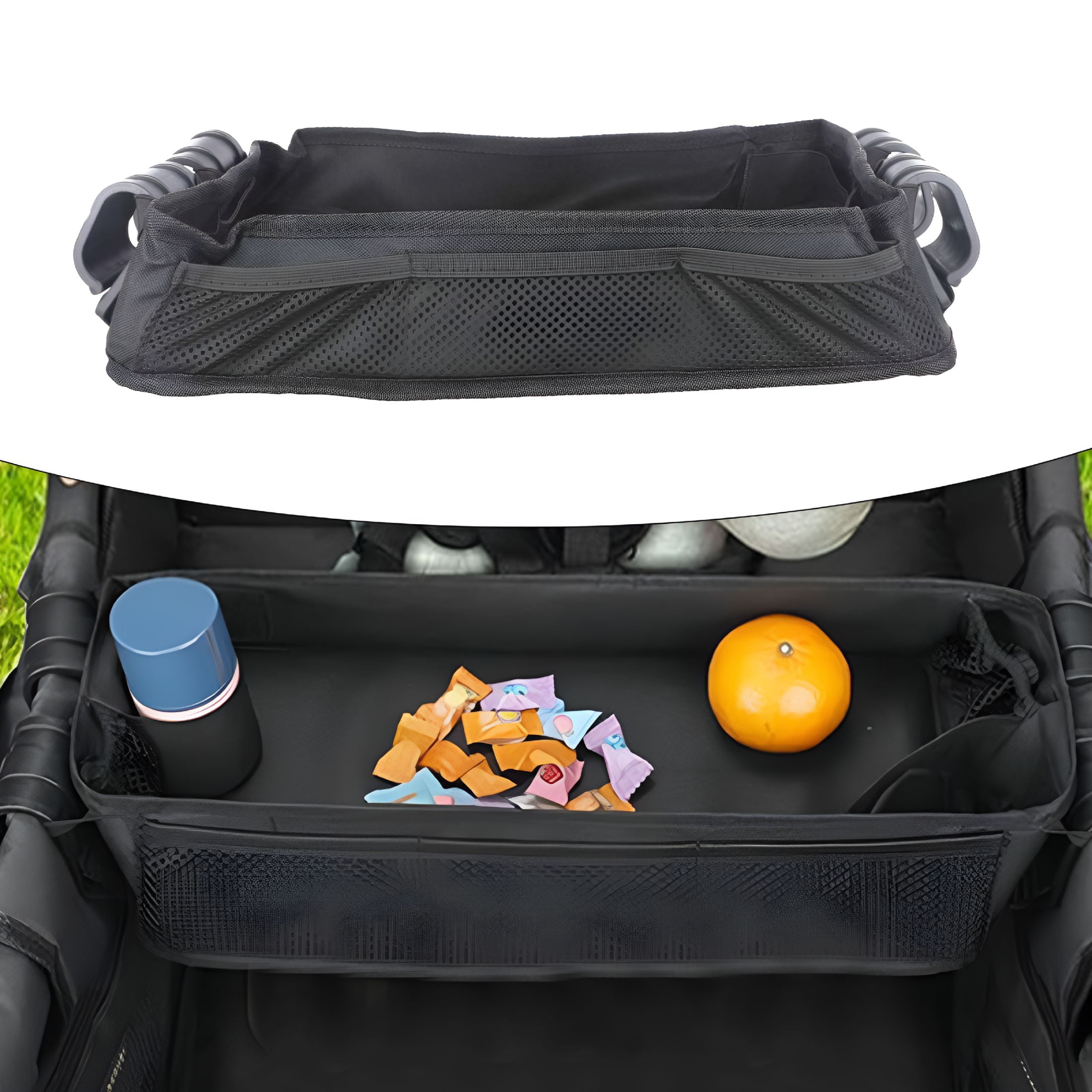 LADYGYM 2026 New Snack Stroller Tray for Wagon Adaptation Utility Series Accessories S for Outdoor Activities,Picnics,Stroller Use,Travel,On-The-Go Snacks.