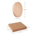 thumbnail image 5 of (Color madera maciza) Reloj de pared creativo LED para sala de estar, hogar, dormitorio, reloj silencioso, reloj de pared de moda de estilo nórdico s201, 5 of 5