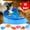 B (1 Set), variant on Interactive Cat Water Mat with Fish Toy, Self Play Aqua Toys for Bored Indoor Cats, Stimulating Enrichment Toys for Cats & Ferrets, Portable Cat Water Pool-B
