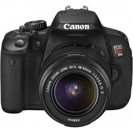 B-Grade Refurbished Canon EOS Rebel T4i with 18-55 IS II Lens Kit - Black