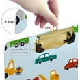 thumbnail image 4 of FMSHPON Traffic Bus Cargo Clipboard Hardboard Wood Nursing Clip Board and Pull for Standard A4 Letter 13x9 inches, 4 of 5