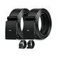 thumbnail image 1 of 2 Cinturones  Con Hebilla Automática Para Hombre 120cm Belug, Negro Puro, 1 of 5