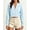 c01Blue, variant on JGGSPWM Womens Y2K Cropped Zip Up Sweatshirt, No Hood Stand Collar Jacket with Pockets, Soft Fleece Fall Fashion Tops Blue XL