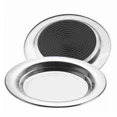 thumbnail image 2 of No Slip Cat Plate Bulk Packs Heavy Weight Stainless Steel Silicon Rubber Bases (5 Dishes), 2 of 6