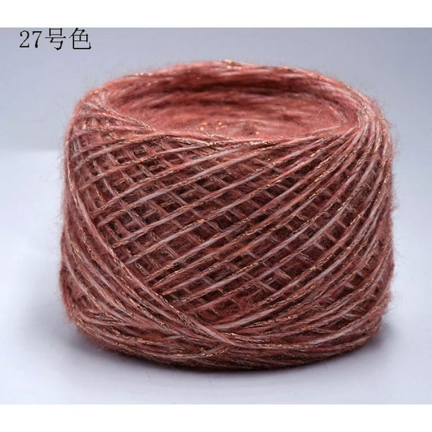 Zhuge Hilo suave y brillante de 50 g: hilo multicolor para tejer, tejer a máquina, hilo con motivos paisajísticos, hilo multicolor para tejer, hilo para crochet, chocolate