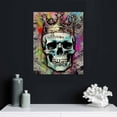thumbnail image 4 of COMIO Banksy Canvas Wall Art,Graffiti Canvas Wall Art, Graffiti Skull Art Painting Poster, Colorful Graffiti Street Wall Art, Pop Art Wall Decor Framed Artwork for Home Decor(12" x16 ), 4 of 4