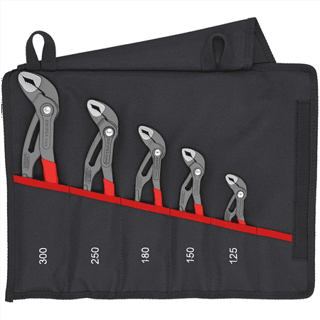 Knipex Tools Cobra, 125-300 Pliers Set 5 Piece