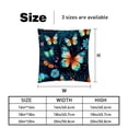 thumbnail image 5 of Flower Butterfly Covers Pillows Set of 2 with Unique Patterns, Throw Pillow Inserts for Bed or Couch, Available in 16x16, 18x18, 20x20 Inches for Any Occasion, 5 of 6