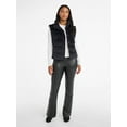 thumbnail image 3 of Avia Women's and Women's Plus Velour Ribbed Vest, Sizes XS-4X, 3 of 6