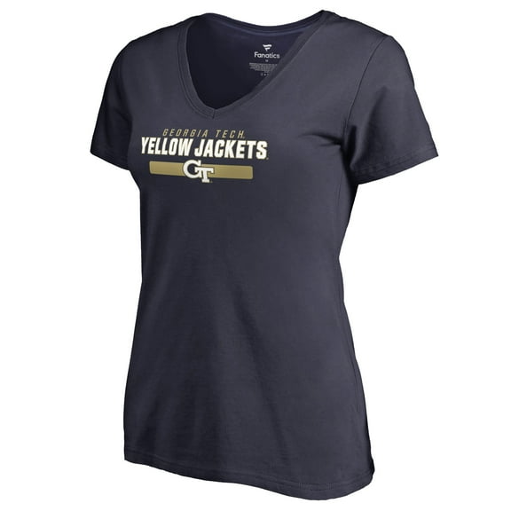 Women's Navy Georgia Tech Yellow Jackets Team Strong T-Shirt