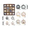 thumbnail image 4 of Tyidzon 44Pcs Christmas Ball Ornaments Shatterproof Christmas Ornaments Set Hanging Decor for Xmas Holiday Party 2.36 Inch, 4 of 6