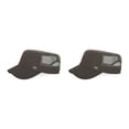 thumbnail image 3 of Minnieouse Sombreros para el sol al aire libre ajustables Gorra de béisbol Sombrero de malla plana informal para hombres ejercito verde 2piezas Minnieouse CBP011055, 3 of 5