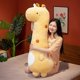 thumbnail image 3 of Cute Long Giraffe Plush Pillow Kawaii Giraffe Stuffed Animal for Girls and Boys Yellow 21.6, 3 of 4