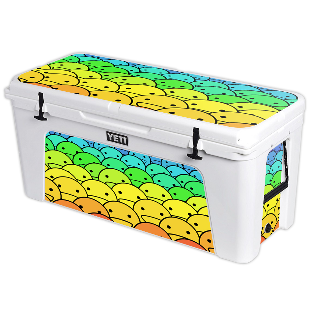 MightySkins Skin For YETI 110 qt Cooler Lid, 125 160 75 105