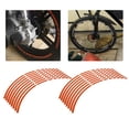 thumbnail image 2 of Reflective Wheel Stickers, PET Motorcycle Decoration Accessory, Wheel Strips Stickers, Motorbicycle Scooter For E-Bike Motorbike, 2 of 8
