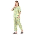 thumbnail image 3 of Inkmeso Printed Sleepwear Pajama Set For Women Short Sleeve Nightwear Soft Pj Lounge Sets, 3 of 7
