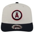thumbnail image 2 of Men's New Era  Cream Los Angeles Angels Loyal 9SEVENTY Adjustable Hat, 2 of 5