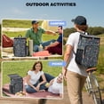 thumbnail image 4 of Floral and Hummingbird Illustration Backpack Cooler - Leakproof & Easy to Clean, 20L for Outdoor Adventures, 4 of 6