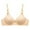 Beige, variant on Darzheoy Wire-Free Bra for Women Printing Gathered Together Daily Bra Underwear No Rims Women Bras 34/75A