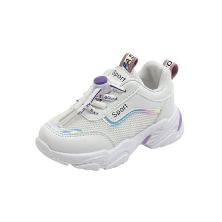 

AnuirheiH Toddler Shoes Baby Boys Girls Soft Non-slip Breathable Casual Fall Winter Sports Shoes Sale Clearance