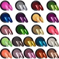 thumbnail image 2 of Polvo cromado para uñas Dufin Mirror Effect, 2 colores, 22 g, 2 of 7
