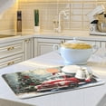thumbnail image 6 of Christmas Tree Truck Snowman Dish Drying Mat 18x24 Absorbent Microfiber Draining Rack Pad for Kitchen Counter Sink, 6 of 8