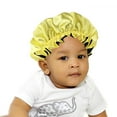 thumbnail image 4 of Qarigey multifuncional del satén del bebé del poliéster para el del pelo del satén de los niños del sueño de las buenas noches S Accesorio para el cabello verde claro, 4 of 6