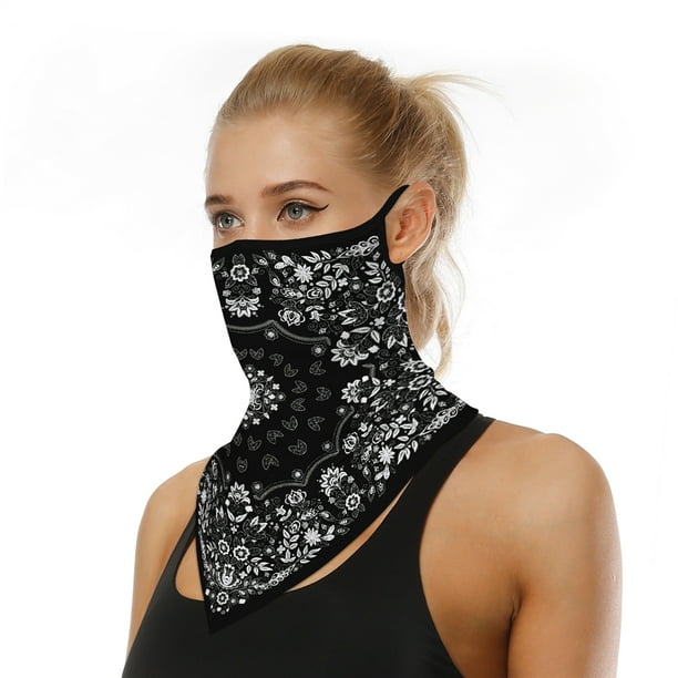 Ablegrid - Earloop Bandanas Women Face Neck Gaiter Mask Balaclava Wndproof  Dust UV Protection - Walmart.com - Walmart.com