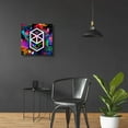 thumbnail image 4 of Epic Art 'FTM Fantom Crypto' by Epic Art Portfolio, Acrylic Glass Wall Art, 24"x24", 4 of 8