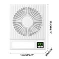 thumbnail image 3 of PALIFEUR Desk Fan, Mini Portable Small Fan, Lightweight Household Fan for Bedroom Home Office, 5 Speed Settings Adjustable Fans, 6.77 x 5.27 Inch, 3 of 3
