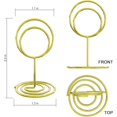 thumbnail image 2 of PinesC 40PCS Table Number Holders Place Card Holders, Photo Holders for Centerpieces, Display Holders for Wedding Table Numbers, Sign Holders for Party, Birthday, Table Layout Accessory (Gold) Gold, 2 of 5