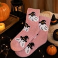 thumbnail image 4 of Voska Womens Halloween Thick Warm Mid Calf Socks Novelty Cozy Fall Winter Loungewear, 4 of 7