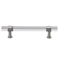 thumbnail image 2 of Spptty Acrylic Pulls, Silver Cabinet Pulls With Mounting Screws  For Wardrobes, 2 of 8