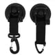 thumbnail image 1 of GOOHOCHY 2 ventosas con gancho para coche, camping, amarre con ganchos (negro), 1 of 6