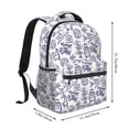 thumbnail image 2 of Fotbe World Travel2 Pattern Casual Backpack for School, Travel, and Outdoor Activities - Durable, Lightweight, and Comfortable, 2 of 5