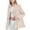 *Beige, variant on Women's Long Sleeve Double Breasted Blazer Jacket, Casual Solid Color Open Front Suit Coat, Office Work Outerwear Black,Womens Plus S