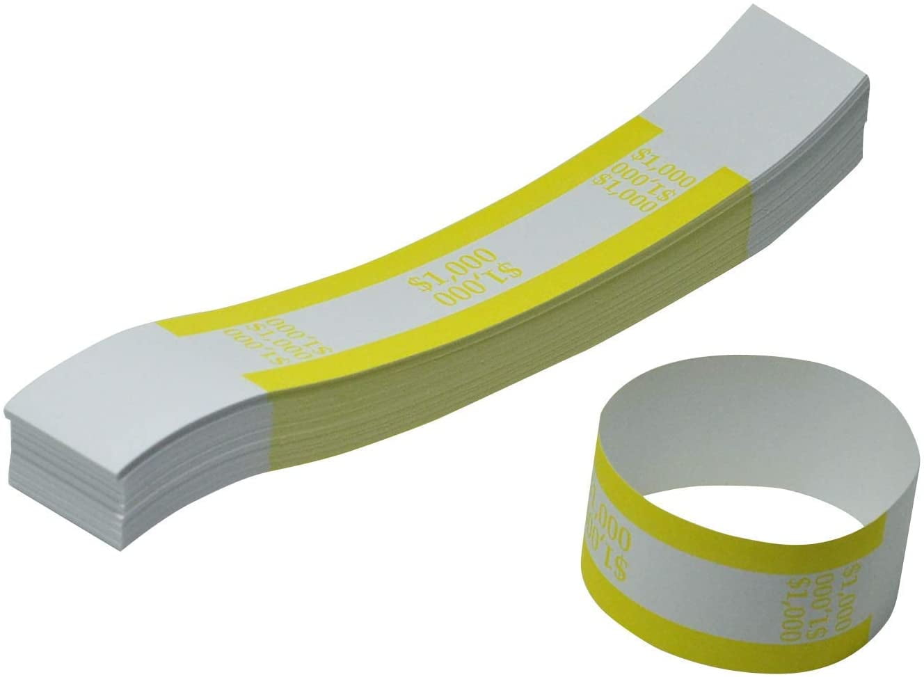 L LIKED Currency Band Bundles Self Sealin Currency Straps Bands Money ...