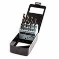 thumbnail image 4 of Left Hand Drill Bit Set, 15 Piece | M2 HSS with Titanium Nitride Coating | SAE (1/16" - 1/2"), 4 of 4