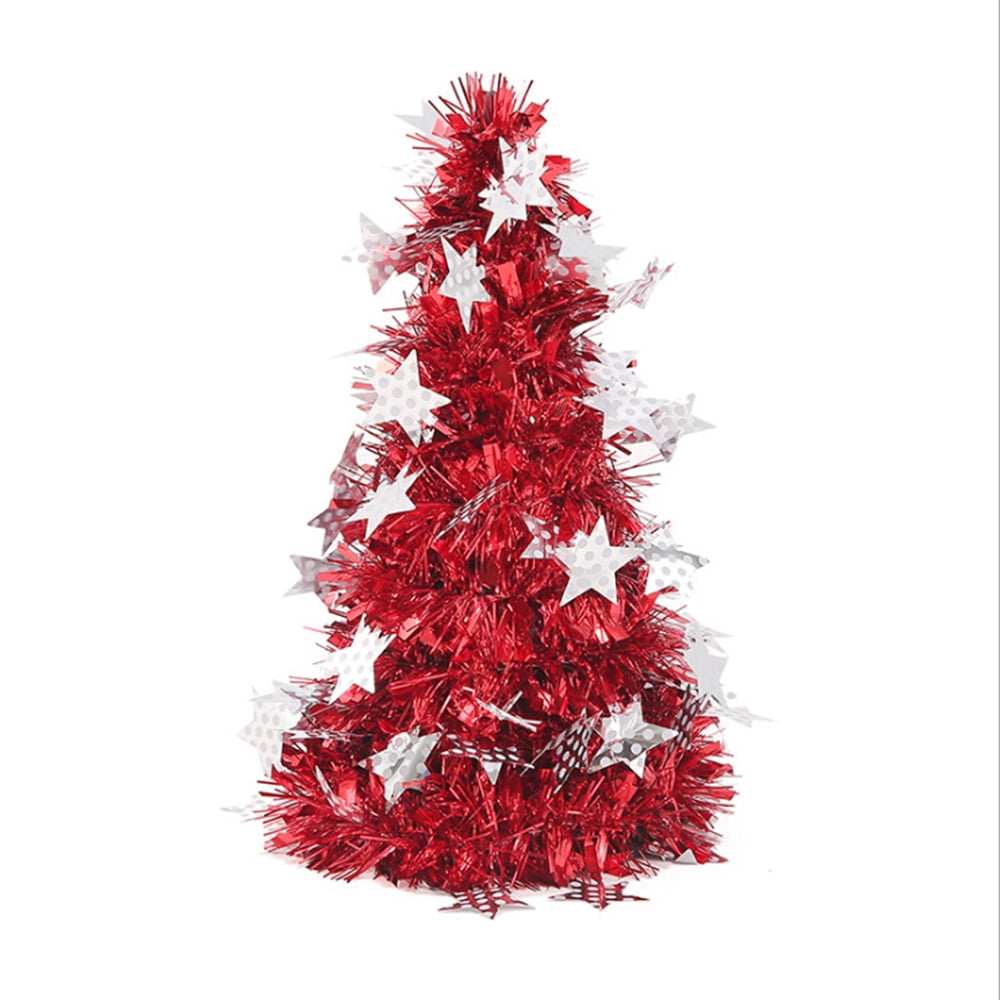 DIY Home Artificial Tabletop Mini Christmas Tree Festival Ornament;DIY