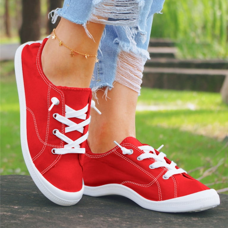 Mepaouo Fashion Sneakers for Women Memory Foam Lightweight Walking