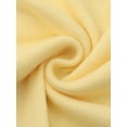 thumbnail image 5 of INSPIRE CHIC Women's Ruched Blouse Button Decor V Neck 3/4 Sleeve Solid Knit Top S Light Yellow, 5 of 6