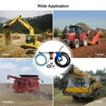 thumbnail image 4 of Homitt Commercial 12V 155W Electric Fuel Transfer Pump Diesel Oil Meter w/ Hose Nozzle, 4 of 8