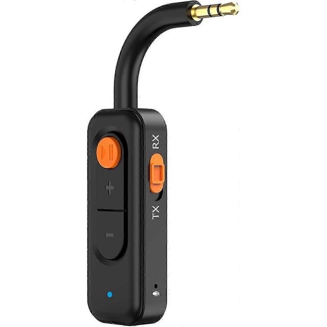 Bluetooth transmitter receiver 2-in-1 Bluetooth 5.4 audio adapter, mini wireless 3.5mm AUX Bluetooth adapter