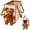 L, variant on Teddy Carrier Bag for Dogs and Cats 2 in 1 Multifunctional Pet Handbag with Plush Furry Ears, Leash Clip & Peek Window, Suitable for Small Dogs And Cats.